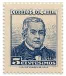 Stamps : America : Chile :  M. Montt