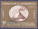 Stamps : America : El_Salvador :  1mer Centenario del sello Salvadoreño