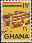 Stamps Ghana -  Madera