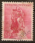 Stamps Czechoslovakia -  Exposición de Defensa. Monumento a la Liberación, Berlín.