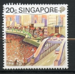Sellos de Asia - Singapur -  varios