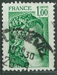 Stamps France -  Sabina - 1 verde