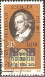 Stamps Germany -  FRIEDRICH   VON   SCHILLER