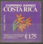 Sellos de America - Costa Rica -  ORQUÌDEAS.  HEXISEA  IMBRICATA