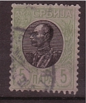 Stamps Europe - Serbia -  Rey Petar I
