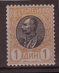 Stamps Europe - Serbia -  Rey Petar I