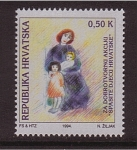 Stamps : Europe : Croatia :  Protección de la infancia