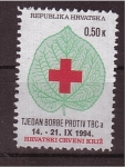Stamps Croatia -  Sello Caridad- Tuberculosis