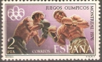 Stamps Spain -  JUEGOS  OLÌMPICOS  DE  MONTREAL.  BOXEO.