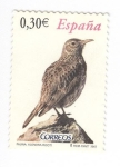 Stamps Spain -  Fauna.Alondra ricoti
