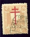 Stamps Spain -  Pro Tuberculosos. Cruz de Lorena