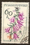 Sellos de Europa - Checoslovaquia -  Flores Silvestres (Campánula).