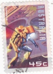 Stamps Australia -  ASTRONAUTA