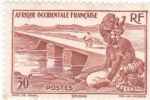 Stamps Africa - Sudan -  INDÍGENA Y PAISAJE