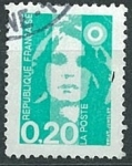 Stamps France -   Marianne de Briat - 0,20