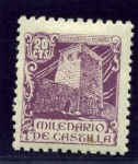 Stamps Spain -  Milenario de Castilla. Castillo