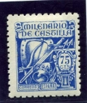 Stamps Spain -  Milenario de Castilla. Armadura de Fernan Gonzalez
