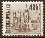 Stamps Czechoslovakia -   Hradec Kralove (a).