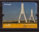 Sellos de Europa - Portugal -  serie- Puentes y obras de arte