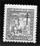 Sellos de Europa - Espaa -  Pro Tuberculosos. Cruz de Lorena