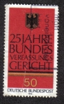 Stamps Germany -  25 años de la Construcción Federal 