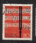 Stamps Germany -  Canción y Coro