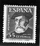 Stamps Europe - Spain -  Personajes. Hernan Cortes