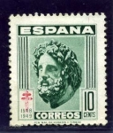 Stamps Spain -  Pro Tuberculosos. Esculapio