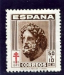 Stamps Spain -  Pro Tuberculosos. Esculapio