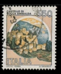 Stamps Italy -  CASTELLO DE ROCCA SINIBALDA