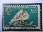 Stamps Colombia -  Año Mundial de los Refugiados 1959-1960