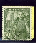 Sellos de Europa - Espa�a -  General Franco y Castillo de la Mota