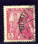 Stamps Spain -  General Franco y Castillo de la Mota