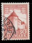 Sellos de Europa - Dinamarca -  castillo