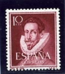 Stamps Spain -  Literatos. Lope de Vega