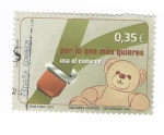 Stamps Spain -  Valores cívicos, por lo que más quieres usa el cinturón