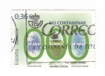 Stamps Spain -  Valores cívicos, no contaminar