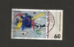Stamps Germany -  Willi Baumeister, pintor informalista