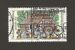 Stamps Germany -  La casa Raube erigida en 1833 en Hamburgo
