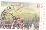 Stamps Germany -  175 ANIVERSARIO DE LA FIESTA DE HAMBACHER