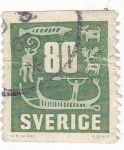 Stamps Sweden -  PINTURAS RUPESTRES