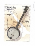 Stamps Spain -  Instrumentos musicales.Banjo