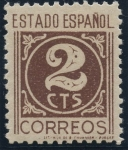 Stamps Spain -  ESPAÑA 815 CIFRAS. CID E ISABEL