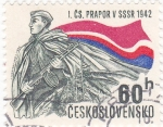 Stamps : Europe : Czechoslovakia :  30 ANIVERSARIO  ICs. PRAPOR V SSSR 1942