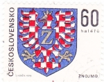 Stamps Czechoslovakia -  ESCUDO DE ZNOJMO