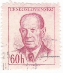 Stamps Czechoslovakia -  ANTONÍN ZAPOTOKY- político