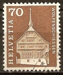 Stamps Switzerland -  Lussy-Höchhus en Wolfenschiessen en Nidwalden.