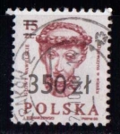 Stamps Poland -  Cabezas esculpidas del castillo de Wawel