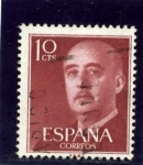 Stamps Spain -  General Franco