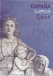 Stamps Spain -  NAVIDAD- ADORACIÓN AL NIÑO   (7) 